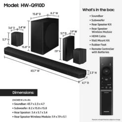 Samsung HW-Q910D 520W 9.1.2-Channel Dolby Atmos Soundbar System(Samsung Hw Q910d 520w 9 1 2 Channel Dolby Atmos Soundbar System) -Celestron Shop 1710719966 IMG 2199087