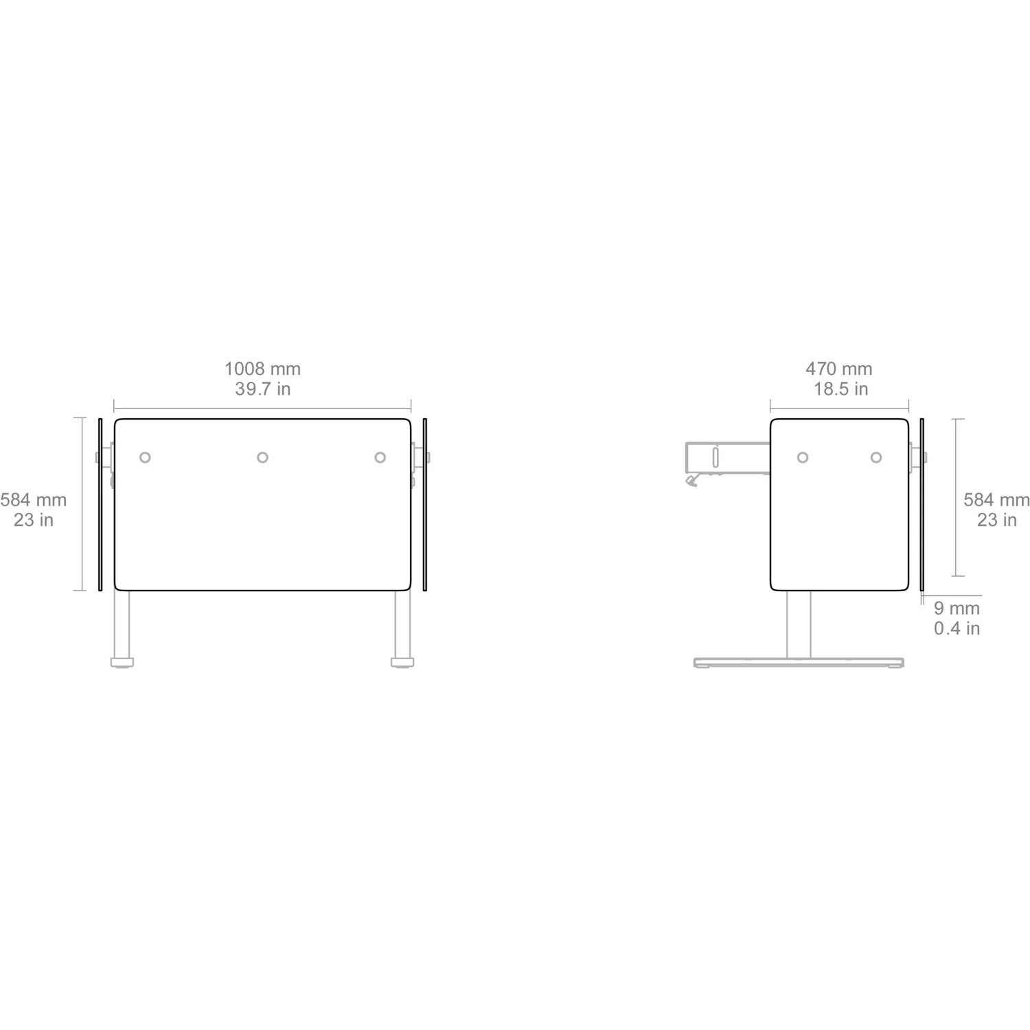Heckler Modesty Panel Set For Heckler Lectern 4U (Frosted Cast Acrylic)(Heckler Modesty Panel Set For Heckler Lectern 4u Frosted Cast Acrylic) 2 Heckler Modesty Panel Set For Heckler Lectern 4U (Frosted Cast Acrylic)(Heckler Modesty Panel Set For Heckler Lectern 4u Frosted Cast Acrylic) - Image 2
