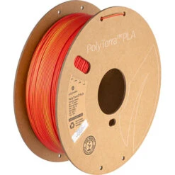 Polymaker 1.75mm PolyTerra Dual PLA Filament (1kg, Sunrise (Red / Yellow))(Polymaker 1 75mm Polyterra Dual Pla Filament 1kg Sunrise Red Yellow)