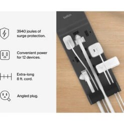 Belkin 12-Outlet Surge Protector (Black)(Belkin 12 Outlet Surge Protector Black) 12 Belkin 12-Outlet Surge Protector (Black)(Belkin 12 Outlet Surge Protector Black) -Celestron Shop 1711473360 IMG 2219393