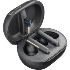 Poly Voyager Free 60+ UC Earbuds (Carbon Black)(Poly Voyager Free 60 Uc Earbuds Carbon Black 3)