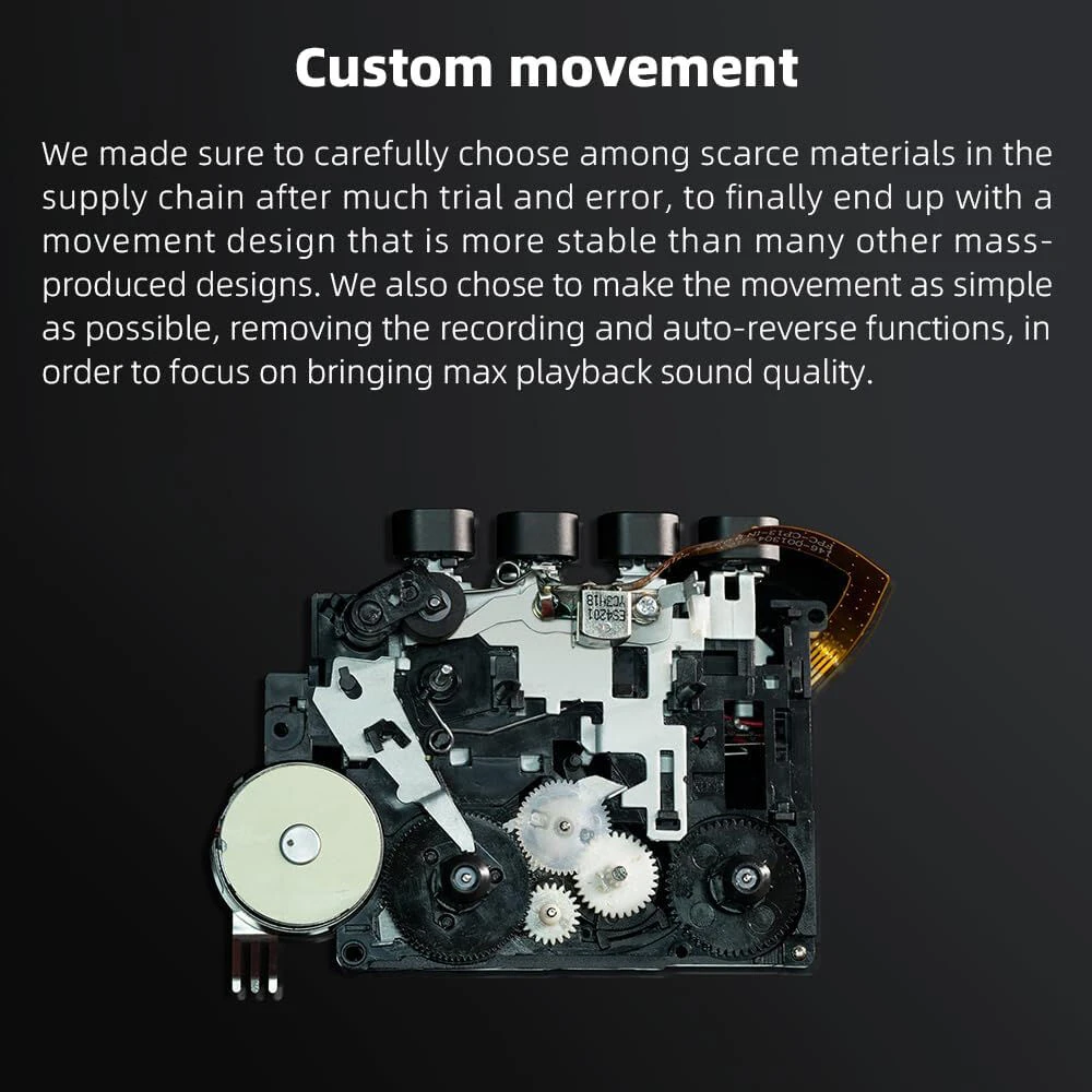 FiiO CP13 Portable Stereo Cassette Player (White/Black)(Fiio Cp13 Portable Stereo Cassette Player White Black) 5 FiiO CP13 Portable Stereo Cassette Player (White/Black)(Fiio Cp13 Portable Stereo Cassette Player White Black) - Image 5