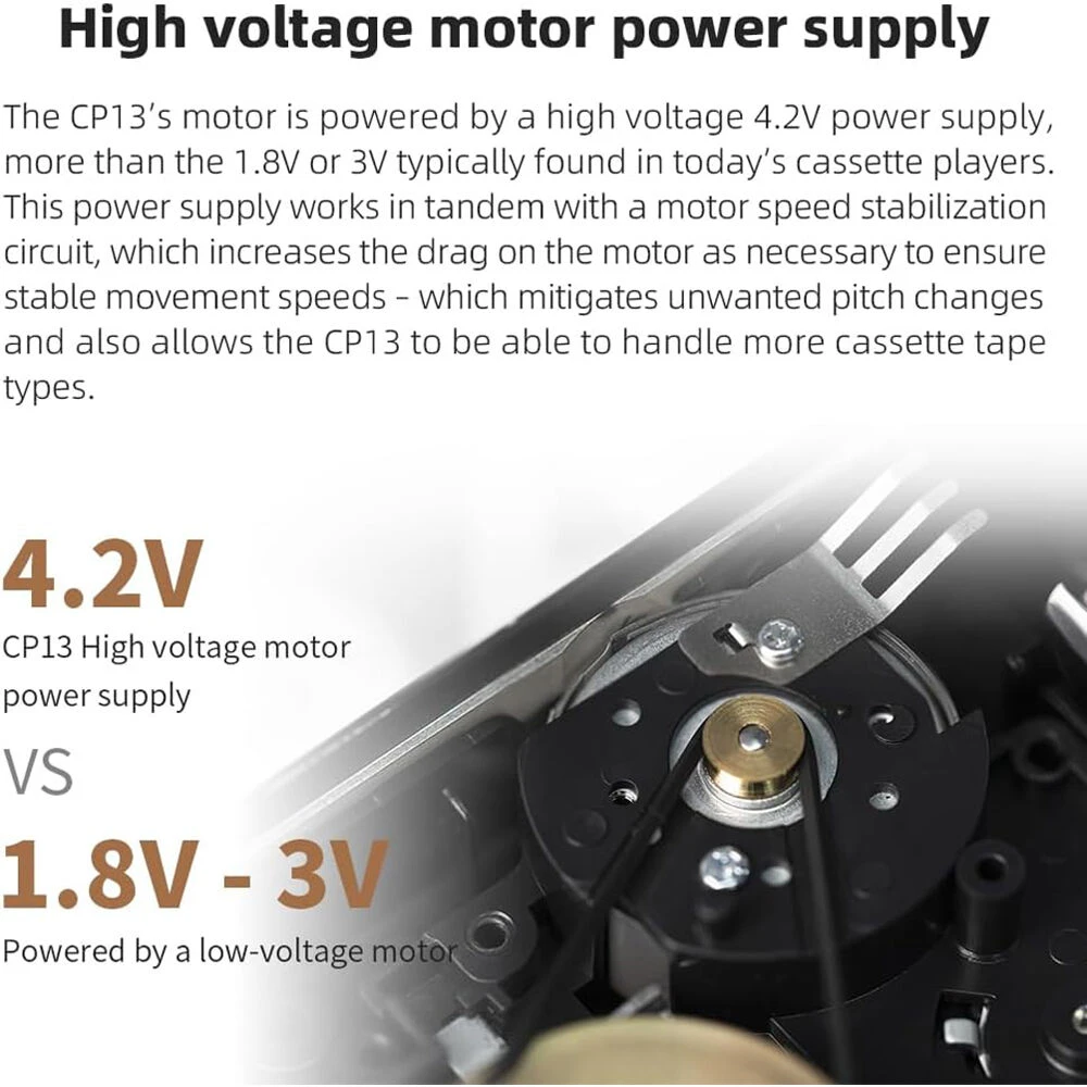 FiiO CP13 Portable Stereo Cassette Player (White/Black)(Fiio Cp13 Portable Stereo Cassette Player White Black) 7 FiiO CP13 Portable Stereo Cassette Player (White/Black)(Fiio Cp13 Portable Stereo Cassette Player White Black) - Image 7