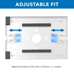 Mount-It! Anti-Theft Floor Stand With Document Holder For Apple IPad White(Mount It Anti Theft Floor Stand With Document Holder For Apple Ipad White) -Celestron Shop 1713191528 IMG 2232443