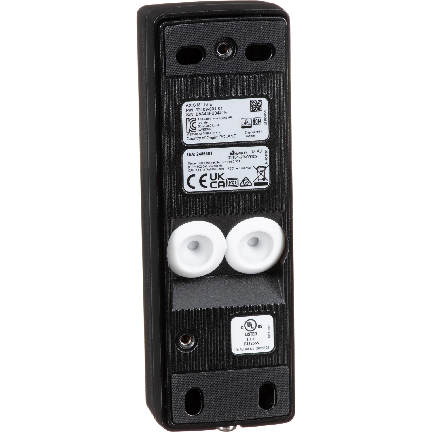 Axis Communications I8116-E Network Video Intercom (Black)(Axis Communications I8116 E Network Video Intercom Black) 3 Axis Communications I8116-E Network Video Intercom (Black)(Axis Communications I8116 E Network Video Intercom Black) - Image 3