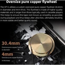 FiiO CP13 Portable Stereo Cassette Player (Sky Blue / Silver)(Fiio Cp13 Portable Stereo Cassette Player Sky Blue Silver) -Celestron Shop 1715854545 IMG 2247009