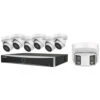 Hikvision EKI-K82T87A 8-Channel 12MP NVR With 2TB HDD, Six 8MP Turret Cameras & 8MP Dual-Lens Turret Camera Panoramic Kit(Hikvision Eki K82t87a 8 Channel 12mp Nvr With 2tb Hdd Six 8mp Turret Cameras 8mp Dual Lens Turret Camera Panoramic Kit)