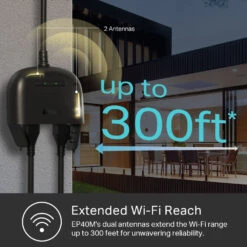 TP-Link EP40M Kasa Smart Outdoor Wi-Fi Plug (Matter)(Tp Link Ep40m Kasa Smart Outdoor Wi Fi Plug Matter) 11 TP-Link EP40M Kasa Smart Outdoor Wi-Fi Plug (Matter)(Tp Link Ep40m Kasa Smart Outdoor Wi Fi Plug Matter) -Celestron Shop 1716914826 IMG 2255419