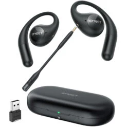 EMeet AirFlow Open-Ear Headphones With Detachable Mic Boom(Emeet Airflow Open Ear Headphones With Detachable Mic Boom)