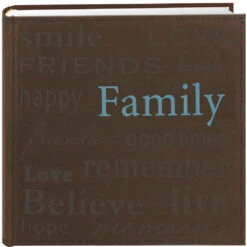 Pioneer Photo Albums Faux Suede Album (Family Graphic)(Pioneer Photo Albums Faux Suede Album Family Graphic)