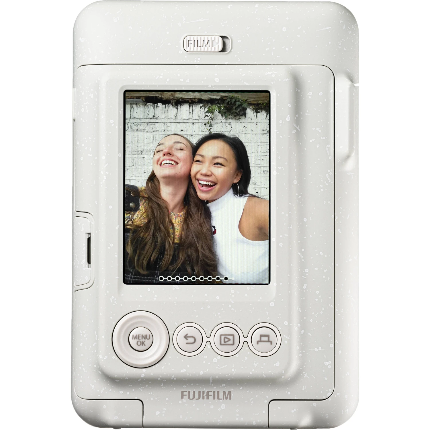 FUJIFILM INSTAX MINI Liplay Hybrid Instant Camera (Misty White)(Fujifilm Instax Mini Liplay Hybrid Instant Camera Misty White) 3 FUJIFILM INSTAX MINI Liplay Hybrid Instant Camera (Misty White)(Fujifilm Instax Mini Liplay Hybrid Instant Camera Misty White) - Image 3