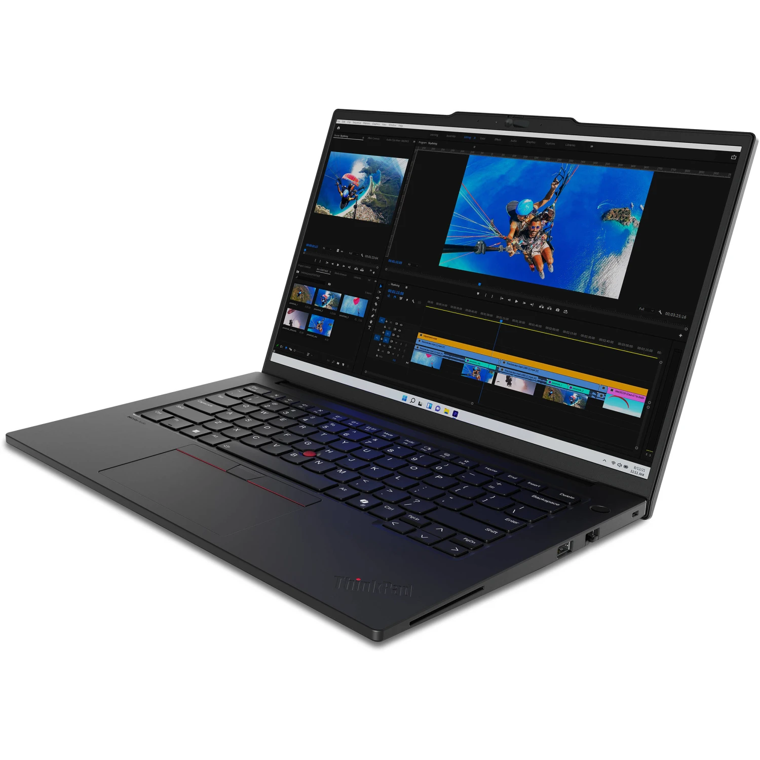 Lenovo 14.5" ThinkPad P14s Gen 5 Laptop (Black)(Lenovo 14 5 Thinkpad P14s Gen 5 Laptop Black 1) 4 Lenovo 14.5" ThinkPad P14s Gen 5 Laptop (Black)(Lenovo 14 5 Thinkpad P14s Gen 5 Laptop Black 1) - Image 4