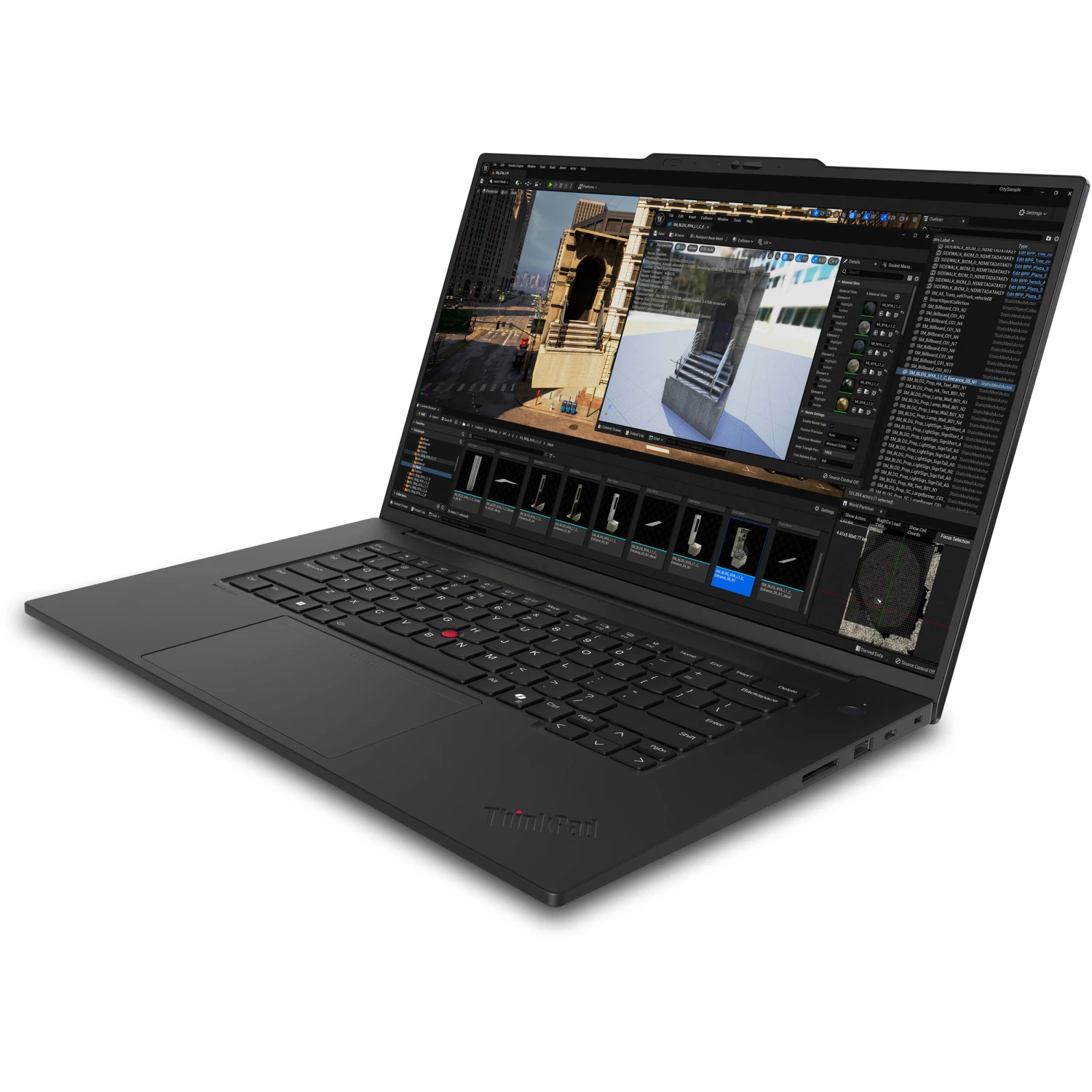 Lenovo 16" ThinkPad P1 Gen 7 Multi-Touch Mobile Workstation (Black)(Lenovo 16 Thinkpad P1 Gen 7 Multi Touch Mobile Workstation Black) 4 Lenovo 16" ThinkPad P1 Gen 7 Multi-Touch Mobile Workstation (Black)(Lenovo 16 Thinkpad P1 Gen 7 Multi Touch Mobile Workstation Black) - Image 4