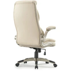 Eureka Galene Faux Leather Office Chair (Off-White)(Eureka Galene Faux Leather Office Chair Off White) -Celestron Shop 1719922701 IMG 2276807