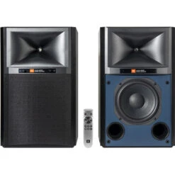 JBL 4329P Studio Monitor 2-Way Active Wireless Bookshelf Speakers (Black Walnut, Pair)(Jbl 4329p Studio Monitor 2 Way Active Wireless Bookshelf Speakers Black Walnut Pair)