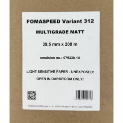 Foma Fomaspeed 312 VC RC Matte Photo Booth Paper (1.6 X 7.87")(Foma Fomaspeed 312 Vc Rc Matte Photo Booth Paper 1 6 X 7 87)