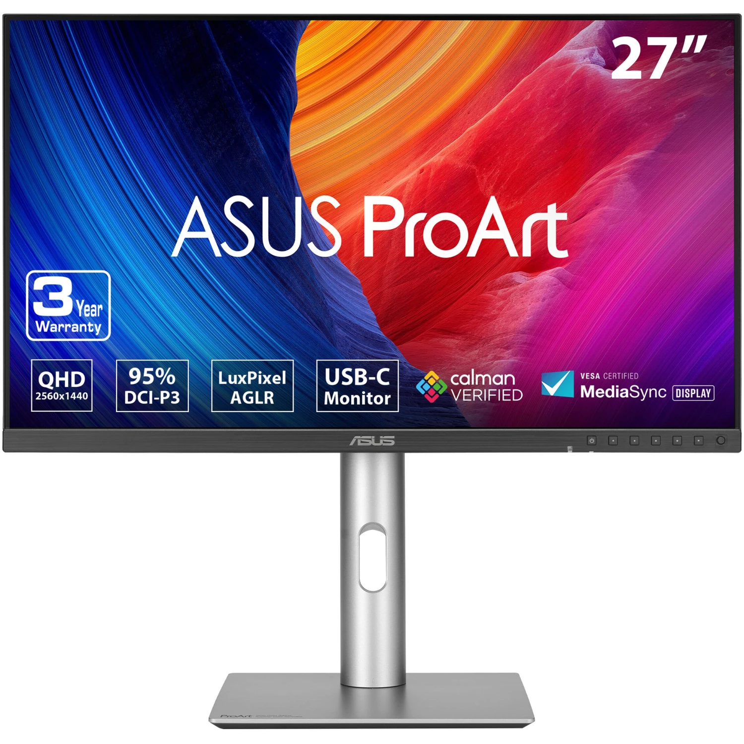 ASUS ProArt Display PA278CFRV 27" 1440p Monitor(Asus Proart Display Pa278cfrv 27 1440p Monitor) 2 ASUS ProArt Display PA278CFRV 27" 1440p Monitor(Asus Proart Display Pa278cfrv 27 1440p Monitor) - Image 2