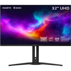 Gigabyte AORUS FO32U2 32" 4K HDR 240 Hz OLED Gaming Monitor (Black)(Gigabyte Aorus Fo32u2 32 4k Hdr 240 Hz Oled Gaming Monitor Black)