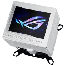 ASUS ROG RYUJIN III CPU Water Cooling Block (White)(Asus Rog Ryujin Iii Cpu Water Cooling Block White)