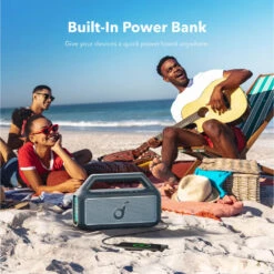 Soundcore By Anker Boom 2 Portable Bluetooth Speaker (Explorer Blue)(Soundcore By Anker Boom 2 Portable Bluetooth Speaker Explorer Blue) -Celestron Shop 1721300546 IMG 2291123