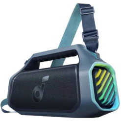 Soundcore By Anker Boom 2 Plus Wireless Outdoor Bluetooth Speaker (Explorer Blue)(Soundcore By Anker Boom 2 Plus Wireless Outdoor Bluetooth Speaker Explorer Blue)