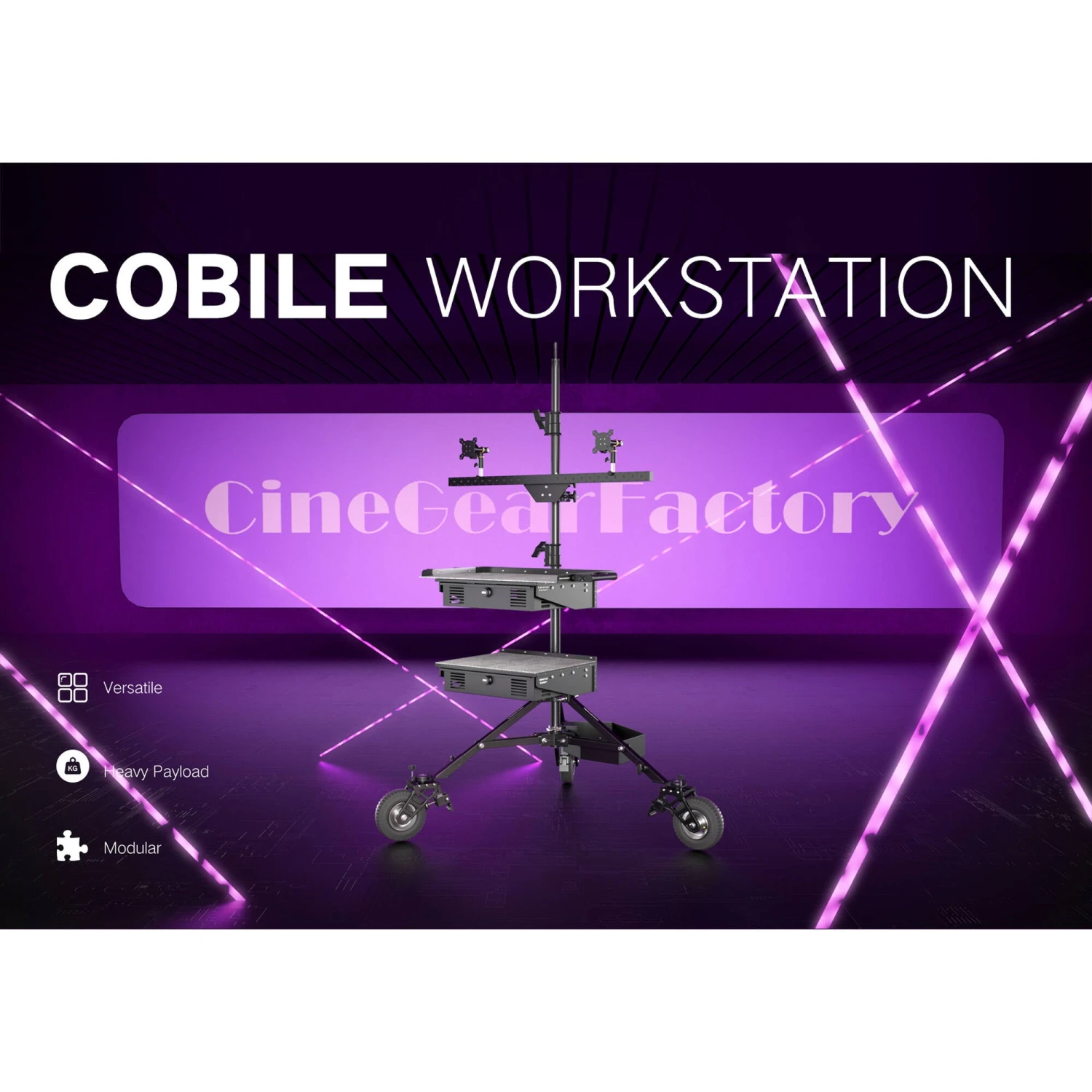 CineGearFactory Cobile Workstation Model Four(Cinegearfactory Cobile Workstation Model Four) 3 CineGearFactory Cobile Workstation Model Four(Cinegearfactory Cobile Workstation Model Four) - Image 3