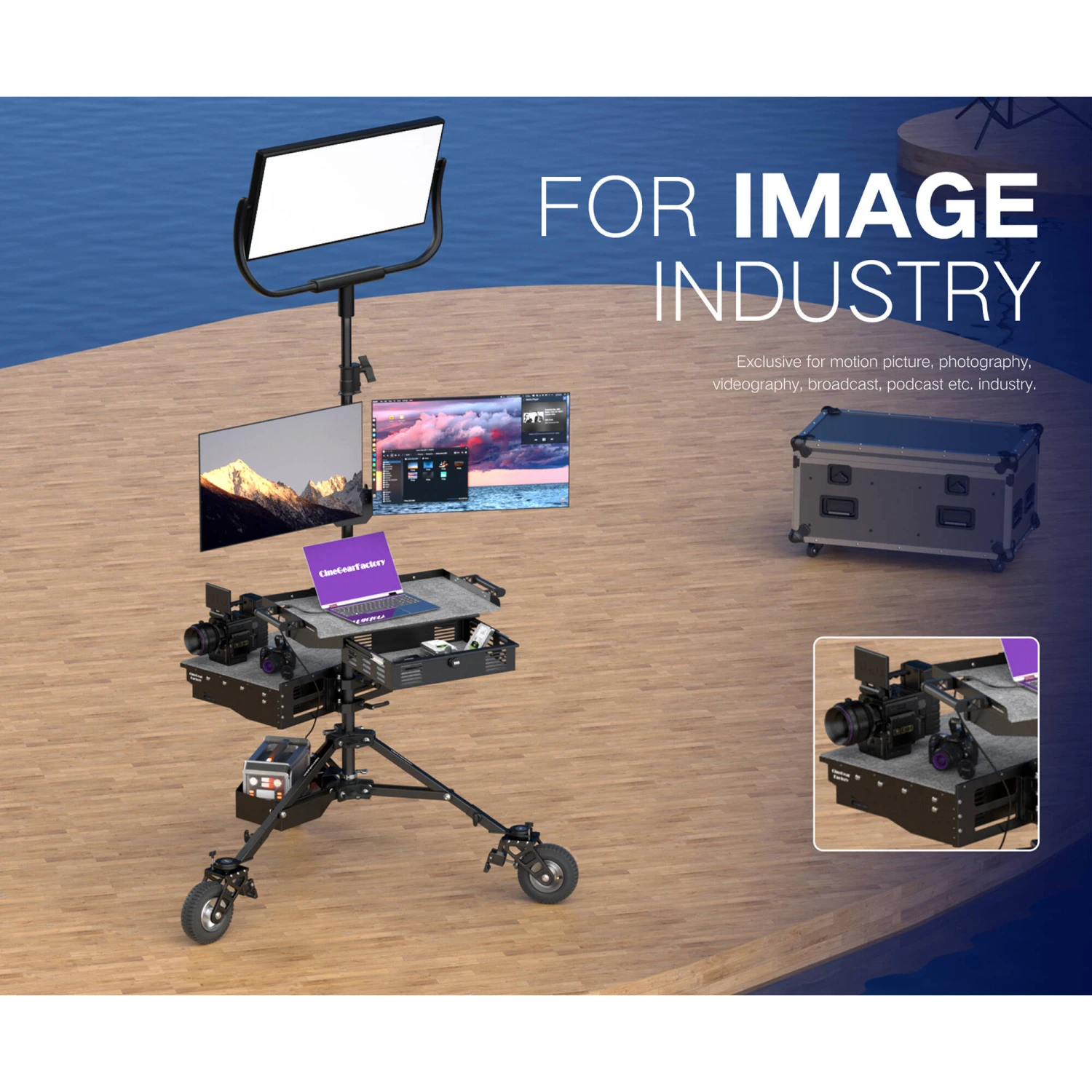 CineGearFactory Cobile Workstation Model Four(Cinegearfactory Cobile Workstation Model Four) 5 CineGearFactory Cobile Workstation Model Four(Cinegearfactory Cobile Workstation Model Four) - Image 5