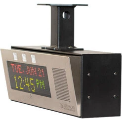 Advanced Network Devices Double Sided InformaCast-Enabled IP Display Clock With Universal Mount(Advanced Network Devices Double Sided Informacast Enabled Ip Display Clock With Universal Mount)
