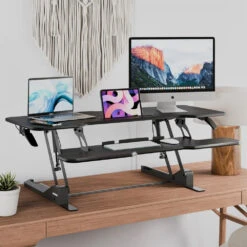 Mount-It! Large Standing Desk Converter (Black, 47")(Mount It Large Standing Desk Converter Black 47) 9 Mount-It! Large Standing Desk Converter (Black, 47")(Mount It Large Standing Desk Converter Black 47) -Celestron Shop 1725893177 IMG 2331984