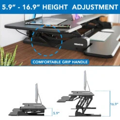Mount-It! Large Standing Desk Converter (Black, 47")(Mount It Large Standing Desk Converter Black 47) 10 Mount-It! Large Standing Desk Converter (Black, 47")(Mount It Large Standing Desk Converter Black 47) -Celestron Shop 1725893177 IMG 2331985