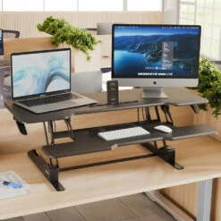 Mount-It! Large Standing Desk Converter (Black, 47")(Mount It Large Standing Desk Converter Black 47) 12 Mount-It! Large Standing Desk Converter (Black, 47")(Mount It Large Standing Desk Converter Black 47) -Celestron Shop 1725893177 IMG 2331987