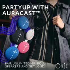 Ultimate Ears MINIROLL Ultra-Portable Waterproof Bluetooth Speaker (Calming Pink)(Ultimate Ears Miniroll Ultra Portable Waterproof Bluetooth Speaker Calming Pink) -Celestron Shop 1725980999 IMG 2330556