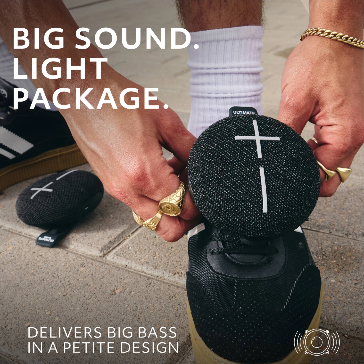 Ultimate Ears MINIROLL Ultra-Portable Waterproof Bluetooth Speaker (Gentle Black)(Ultimate Ears Miniroll Ultra Portable Waterproof Bluetooth Speaker Gentle Black) 6 Ultimate Ears MINIROLL Ultra-Portable Waterproof Bluetooth Speaker (Gentle Black)(Ultimate Ears Miniroll Ultra Portable Waterproof Bluetooth Speaker Gentle Black) - Image 6