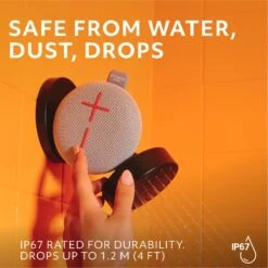 Ultimate Ears MINIROLL Ultra-Portable Waterproof Bluetooth Speaker (Revive Gray)(Ultimate Ears Miniroll Ultra Portable Waterproof Bluetooth Speaker Revive Gray) -Celestron Shop 1725981130 IMG 2330550