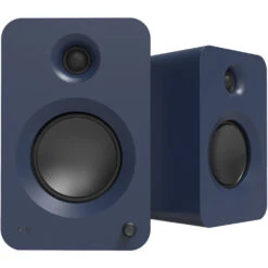 Kanto Living Ren 2-Way Active Wireless Bookshelf Speakers (Pair, Matte Blue)(Kanto Living Ren 2 Way Active Wireless Bookshelf Speakers Pair Matte Blue)
