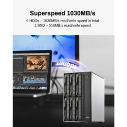 TerraMaster D6-320 6-Bay USB 3.2 Gen 2 Enclosure(Terramaster D6 320 6 Bay Usb 3 2 Gen 2 Enclosure) -Celestron Shop 1728556263 IMG 2354228