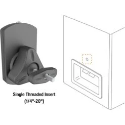 Peerless-AV Universal Swivel Speaker Wall Mount (Pair, Black)(Peerless Av Universal Swivel Speaker Wall Mount Pair Black) -Celestron Shop 1730715436 IMG 2364366