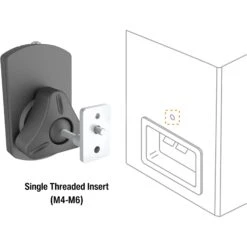 Peerless-AV Universal Swivel Speaker Wall Mount (Pair, Black)(Peerless Av Universal Swivel Speaker Wall Mount Pair Black) -Celestron Shop 1730715436 IMG 2364367