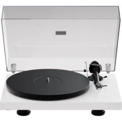Pro-Ject Audio Systems Debut EVO 2 Manual Two-Speed Turntable (High-Gloss White)(Pro Ject Audio Systems Debut Evo 2 Manual Two Speed Turntable High Gloss White)