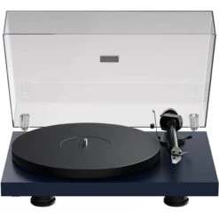 Pro-Ject Audio Systems Debut EVO 2 Manual Two-Speed Turntable (Satin Steel Blue)(Pro Ject Audio Systems Debut Evo 2 Manual Two Speed Turntable Satin Steel Blue)