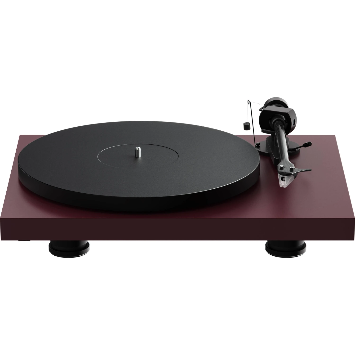 Pro-Ject Audio Systems Debut EVO 2 Manual Two-Speed Turntable (Satin Wine Red)(Pro Ject Audio Systems Debut Evo 2 Manual Two Speed Turntable Satin Wine Red) 2 Pro-Ject Audio Systems Debut EVO 2 Manual Two-Speed Turntable (Satin Wine Red)(Pro Ject Audio Systems Debut Evo 2 Manual Two Speed Turntable Satin Wine Red) - Image 2