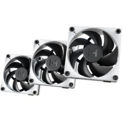 HYTE THICC FP12 120mm Fan (White, 3-Pack)(Hyte Thicc Fp12 120mm Fan White 3 Pack)