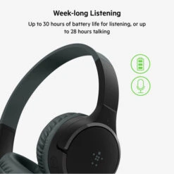 Belkin SoundForm Mini Wireless On-Ear Headphones For Kids (Black, USB-C)(Belkin Soundform Mini Wireless On Ear Headphones For Kids Black Usb C) -Celestron Shop 1731500887 IMG 2370844