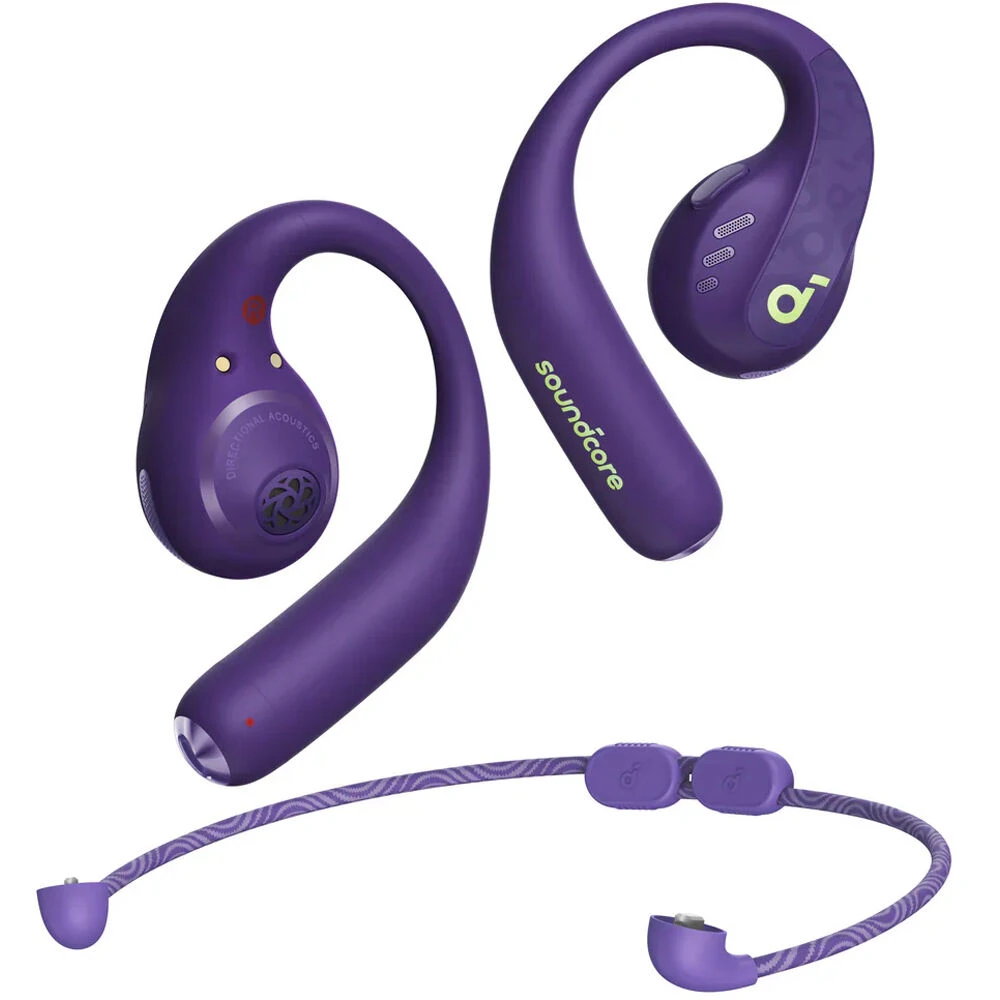 Soundcore By Anker AeroFit Pro Open-Ear Earbuds (Electric Purple)(Soundcore By Anker Aerofit Pro Open Ear Earbuds Electric Purple) 1 Soundcore By Anker AeroFit Pro Open-Ear Earbuds (Electric Purple)(Soundcore By Anker Aerofit Pro Open Ear Earbuds Electric Purple)