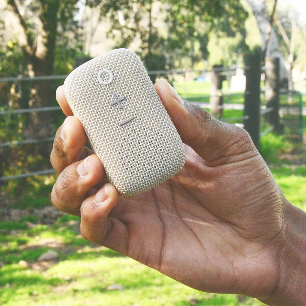 MEE Audio GoSPKR Wearable Bluetooth Speakerphone (Beige)(Mee Audio Gospkr Wearable Bluetooth Speakerphone Beige) 3 MEE Audio GoSPKR Wearable Bluetooth Speakerphone (Beige)(Mee Audio Gospkr Wearable Bluetooth Speakerphone Beige) - Image 3