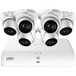 Lorex Fusion Series N91062-8CD6-E 16-Channel 12MP NVR With 2TB HDD & Six 4K UHD Dome Cameras(Lorex Fusion Series N91062 8cd6 E 16 Channel 12mp Nvr With 2tb Hdd Six 4k Uhd Dome Cameras)