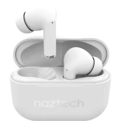 Naztech Xpods Pro True-Wireless Earbuds (White)(Naztech Xpods Pro True Wireless Earbuds White)