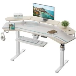 Eureka Aero Pro 72 Standing Desk (Maple)(Eureka Aero Pro 72 Standing Desk Maple)