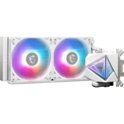 MSI MAG CORELIQUID I240 ARGB AIO Liquid CPU Cooler (White)(Msi Mag Coreliquid I240 Argb Aio Liquid Cpu Cooler White)