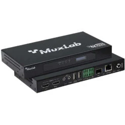 MuxLab KVM Over IP PoE Workstation Transceiver 4K/30(Muxlab Kvm Over Ip Poe Workstation Transceiver 4k 30)